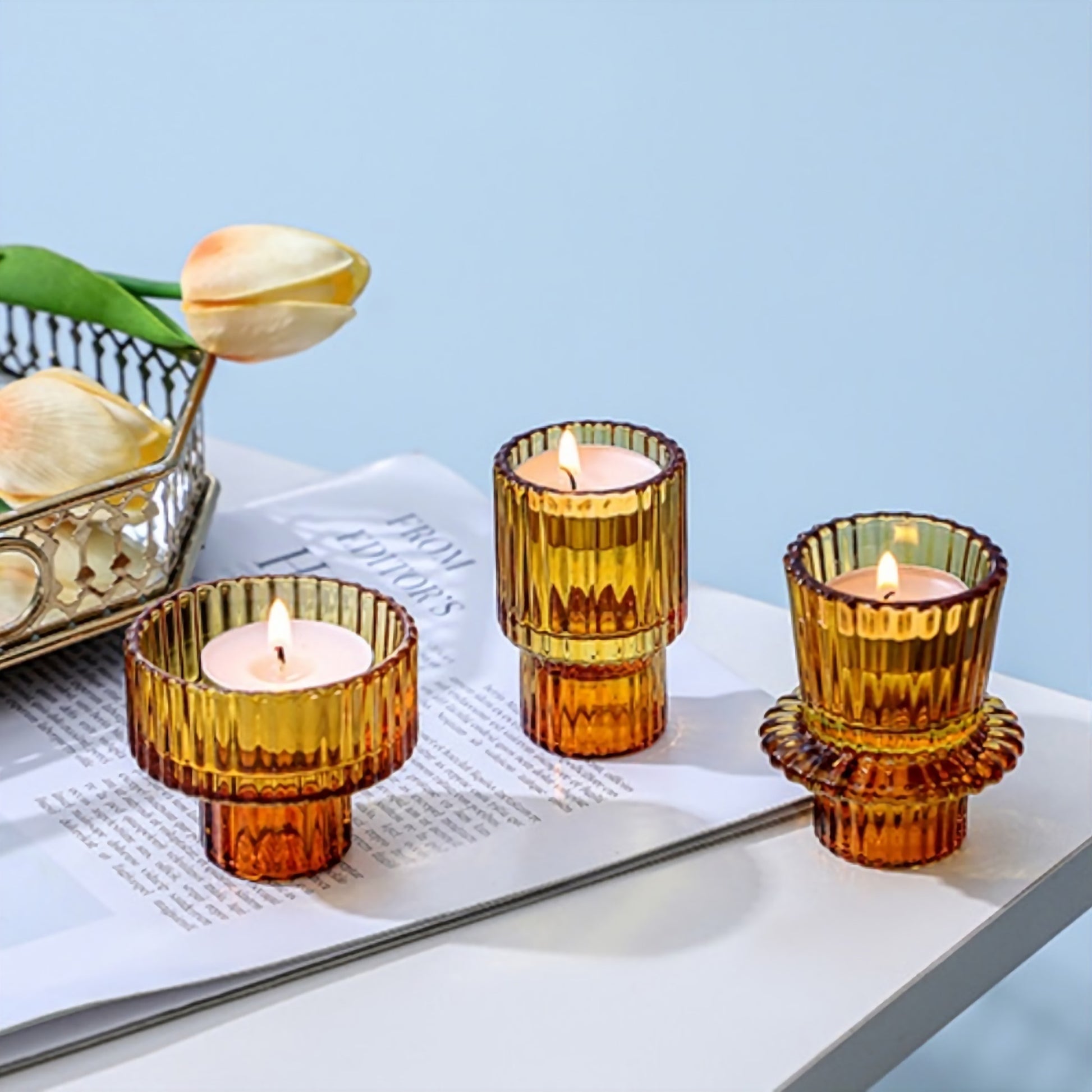 Glass Candle Holder | Multi-Use-2