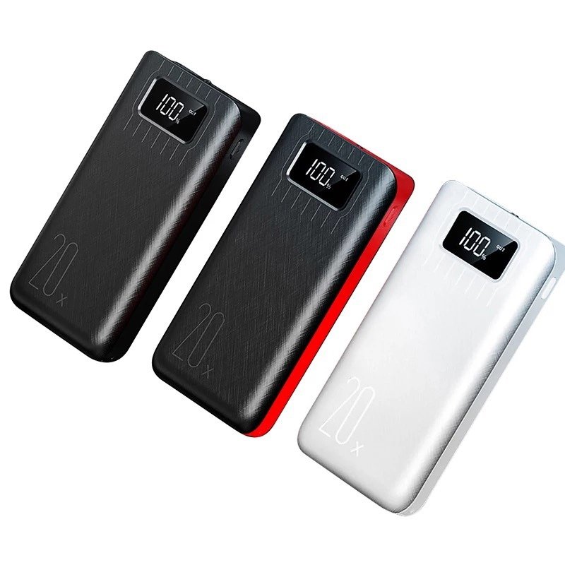 (Copy) 20000mAh External Battery Power Bank Dual USB With LED Flashlight